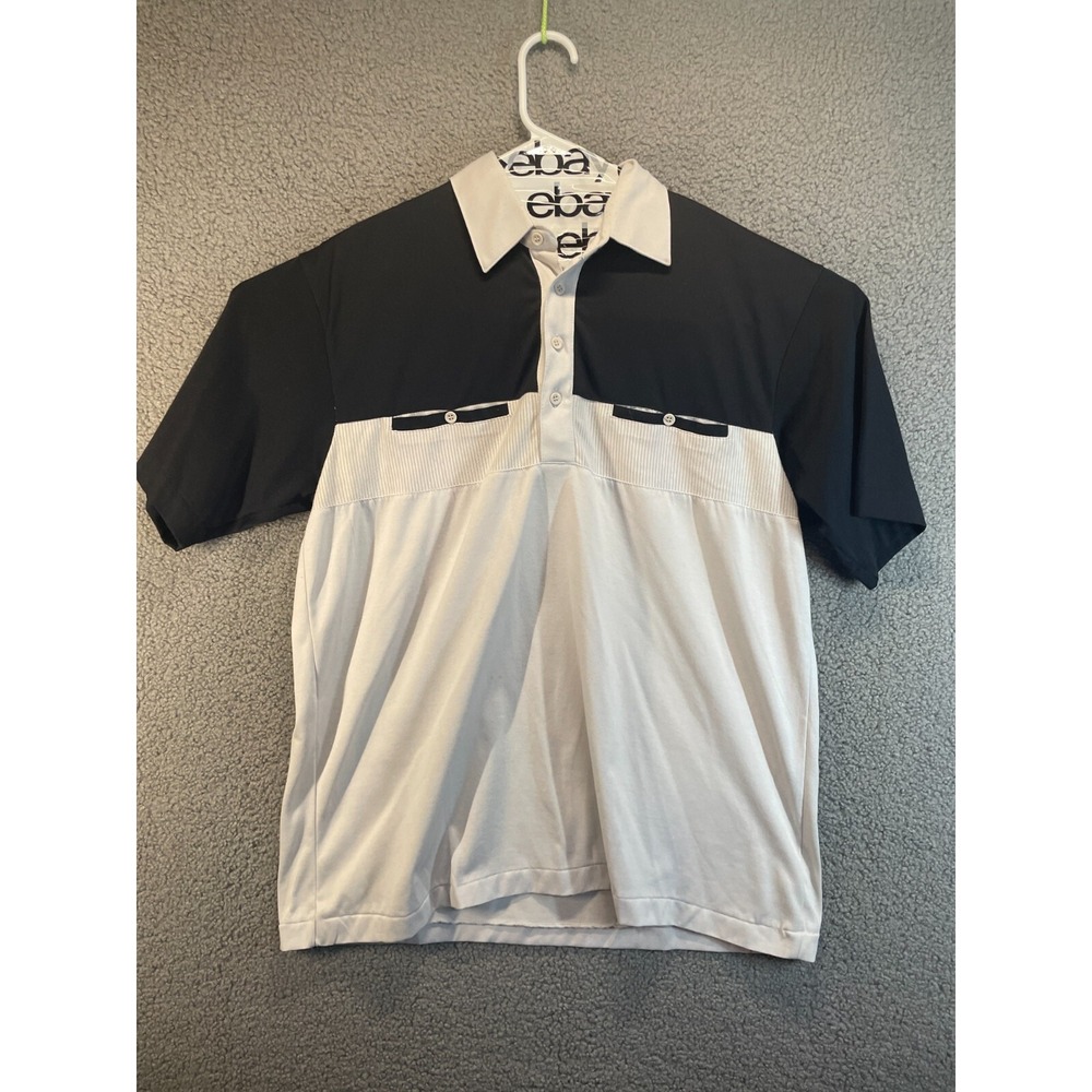 David Taylor men's vintage 90s polo collar shirt large